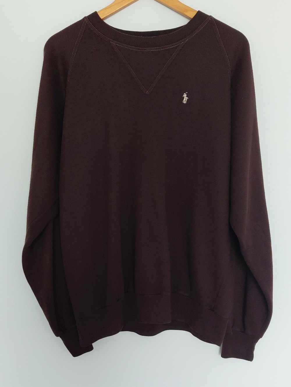 POLO Ralph Lauren Men's Crewneck Sweater in Dark Brown